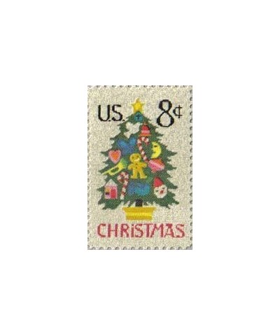 Vintage Needlepoint Christmas Tree Postage Stamps * Christmas Card Postage Stamps $24.74 Collectibles Display & Storage