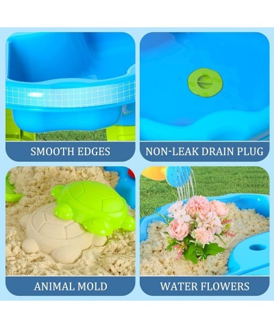 Kids Sand Water Table Toys for Toddlers 3 in 1 Sand and Water Play Table Beach Toy for Kids Boys Girls Kids Table Activity Se...