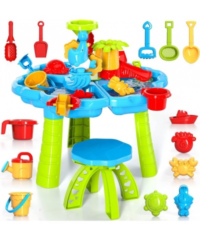 Kids Sand Water Table Toys for Toddlers 3 in 1 Sand and Water Play Table Beach Toy for Kids Boys Girls Kids Table Activity Se...