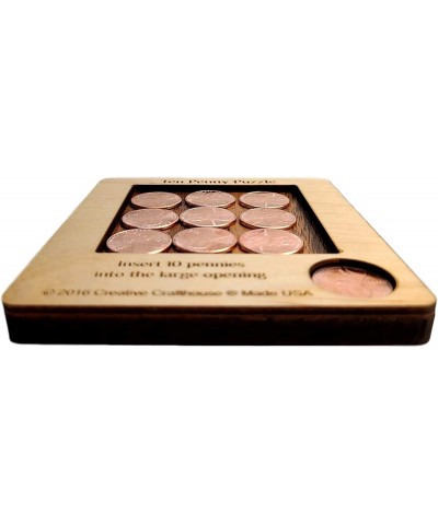 10 Penny Puzzle - A Circle Packing Problem - Ten Mint Pennies are Included $18.26 Brain Teaser Puzzles