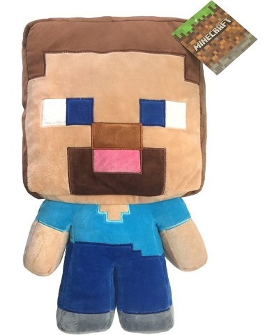 Mojang Minecraft Steve Plush Pillow Buddy - Super Soft Polyester Microfiber 16 inch (Official Product) $35.82 Kids' Plush Toy...