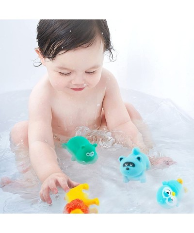 Bath Toys for Baby -12 PCS Floating Bath Farm Toys Soft Bathroom Toys Forest/Ocean Animal Bathtub Learning Toy for Toddlers $...