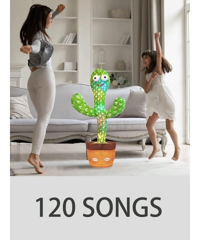 Dancing Cactus Toy Talking Cactus Baby Toys Singing Cactus Toy Cactus Mimicking Cactus Toy for Babies Smart Cactus Toy Repeat...