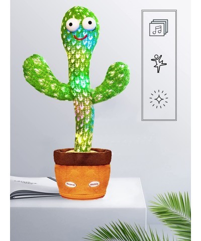 Dancing Cactus Toy Talking Cactus Baby Toys Singing Cactus Toy Cactus Mimicking Cactus Toy for Babies Smart Cactus Toy Repeat...