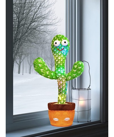 Dancing Cactus Toy Talking Cactus Baby Toys Singing Cactus Toy Cactus Mimicking Cactus Toy for Babies Smart Cactus Toy Repeat...