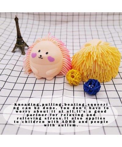 Decompress and Squeeze Hedgehog Stress Toy Funny Cute Hedgehog-Shaped Ball Stress Relief Toy for Children and Adults Sensory ...