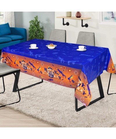 3 Pack Dart War Party Tablecloths Gun Game Themed Plastic Table Cover for Dart War Birthday Party Supplies Decorations 86.6 x...