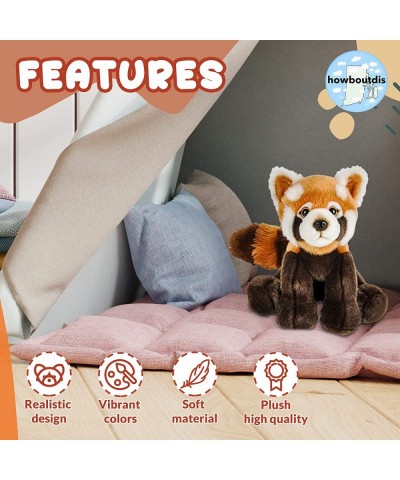 Adorable Plush Red Panda! Super Cuddly and Huggable! Great Gift Idea for Anyone! Perfect for Animal Lovers of All Ages! 9” Ag...