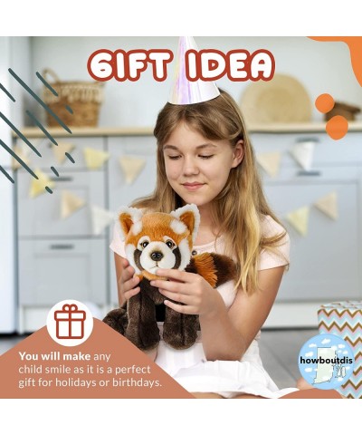 Adorable Plush Red Panda! Super Cuddly and Huggable! Great Gift Idea for Anyone! Perfect for Animal Lovers of All Ages! 9” Ag...