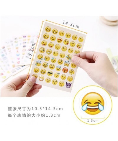 480pcs Emoji Stickers 10 Sheets Kids Stickers Scrapbooking Stickers Emotion Stickers $18.74 Kids' Stickers