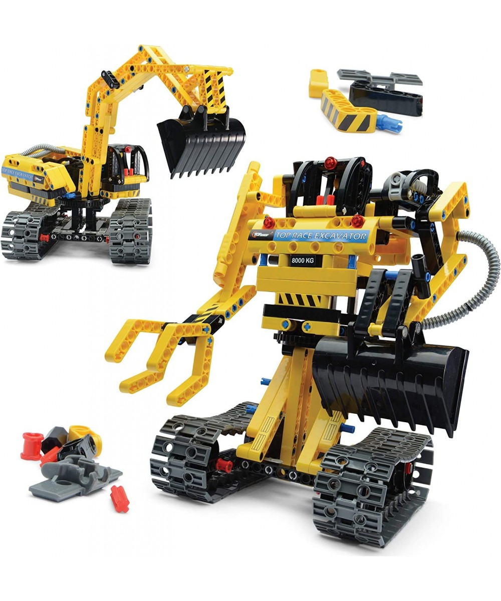 Stem Building Toys Building Set stem Kits for Boys Gift Toys for Boys Ages 6 - 14 Year Old and up 2 in 1 Model Set Excavator ...