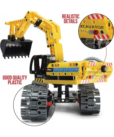 Stem Building Toys Building Set stem Kits for Boys Gift Toys for Boys Ages 6 - 14 Year Old and up 2 in 1 Model Set Excavator ...