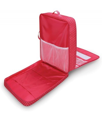 Double Trolley Doll Carrier with Two Sleeping Bags and Pillows (fits18 inch Dolls) Pink/White $63.04 Doll Accessories