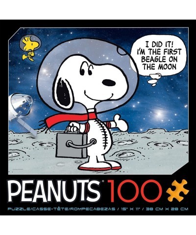 Peanuts Space - Moon Beagle - 100 Piece Jigsaw Puzzle $16.80 Jigsaw Puzzles