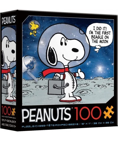 Peanuts Space - Moon Beagle - 100 Piece Jigsaw Puzzle $16.80 Jigsaw Puzzles