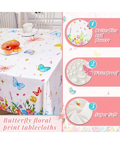 Butterfly Party Decorations Butterfly Birthday Tablecloth Rectangle Watercolor Tablecloth Butterfly Table Cover Summer Themed...