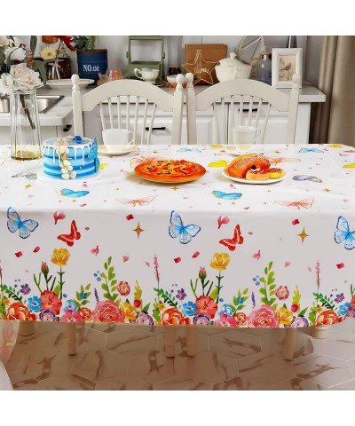 Butterfly Party Decorations Butterfly Birthday Tablecloth Rectangle Watercolor Tablecloth Butterfly Table Cover Summer Themed...