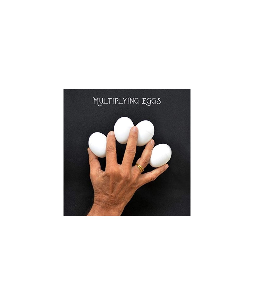 Magician's Set of 4 Multiplying Eggs Gimmick Close-Up Classical Transformation Hen Egg Production Magic Trick White $17.94 Ma...