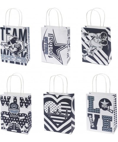 Football Party Supplies Gift Candy Bags for Fans Dallas Birthday Party Supplies Paper Bags with Handle Girls Boys $29.93 Kids...