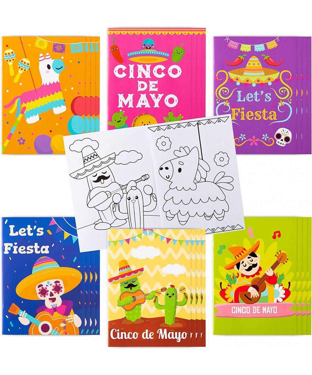 24pcs Mexican Fiesta Coloring Books for Kids Mexico Color Booklet Party Favor Supplies for Cinco De Mayo Party DIY Art Color ...