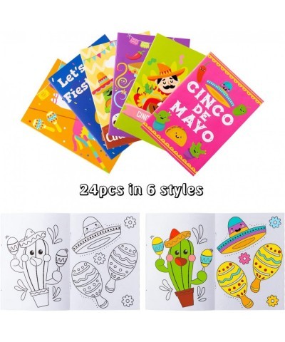 24pcs Mexican Fiesta Coloring Books for Kids Mexico Color Booklet Party Favor Supplies for Cinco De Mayo Party DIY Art Color ...