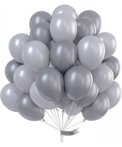 Gray Balloons 60 pcs Grey Latex Balloons of 12 inch Dark Gray Balloons 10 inch Pastel Gray Balloons Light Gray Balloons for G...