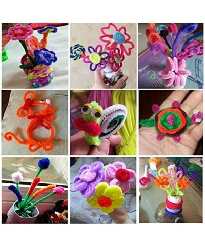 Chenille Stems Pipe Cleaners 200pcs Multicolour Handmade DIY Art Craft Material Creativity Handicraft $35.64 Kids' Drawing & ...