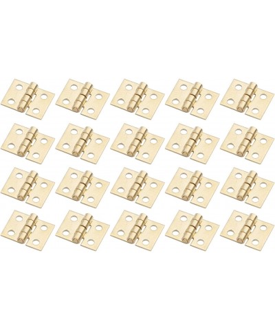 20PCS 108MM Mini Tiny Brass Hinge with Nails Jewelry Chest Gift Wine Music Box Dollhouse $15.97 Dollhouse Accessories