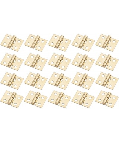 20PCS 108MM Mini Tiny Brass Hinge with Nails Jewelry Chest Gift Wine Music Box Dollhouse $15.97 Dollhouse Accessories