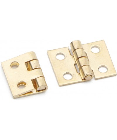 20PCS 108MM Mini Tiny Brass Hinge with Nails Jewelry Chest Gift Wine Music Box Dollhouse $15.97 Dollhouse Accessories