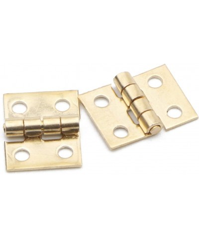 20PCS 108MM Mini Tiny Brass Hinge with Nails Jewelry Chest Gift Wine Music Box Dollhouse $15.97 Dollhouse Accessories