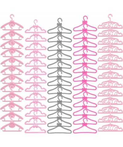 60 Pcs Mini Doll Clothes Hangers Plastic Mixed Little Hangers Doll Clothes Accessories for 11.5 inch Doll $16.60 Doll Accesso...