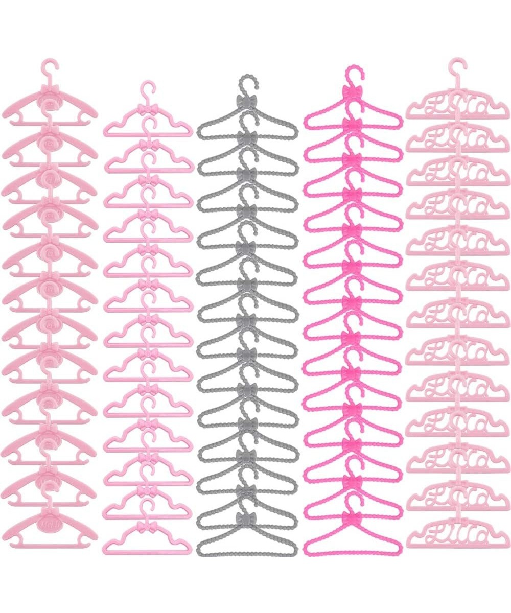 60 Pcs Mini Doll Clothes Hangers Plastic Mixed Little Hangers Doll Clothes Accessories for 11.5 inch Doll $16.60 Doll Accesso...