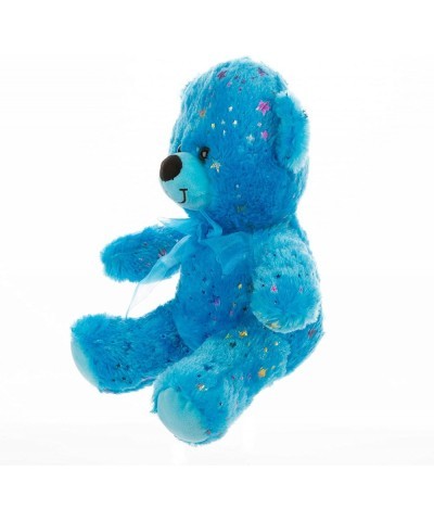 Star Teddy Bear Plush Toy Sparkling Blue Bear Stuffed Animals Soft Plush Teddy Bear for Kids Boys Girls Best Gifts for Birthd...