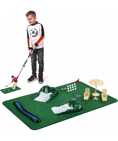 Mini Golfing Man Indoor Golf Kit – Golf Course Backyard Set – Complete Mini Golf for Home – Easy to Set Up and Play – Lightwe...