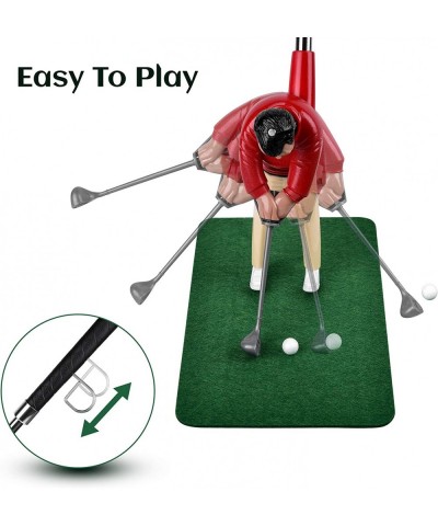 Mini Golfing Man Indoor Golf Kit – Golf Course Backyard Set – Complete Mini Golf for Home – Easy to Set Up and Play – Lightwe...