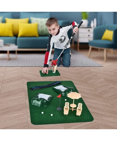 Mini Golfing Man Indoor Golf Kit – Golf Course Backyard Set – Complete Mini Golf for Home – Easy to Set Up and Play – Lightwe...