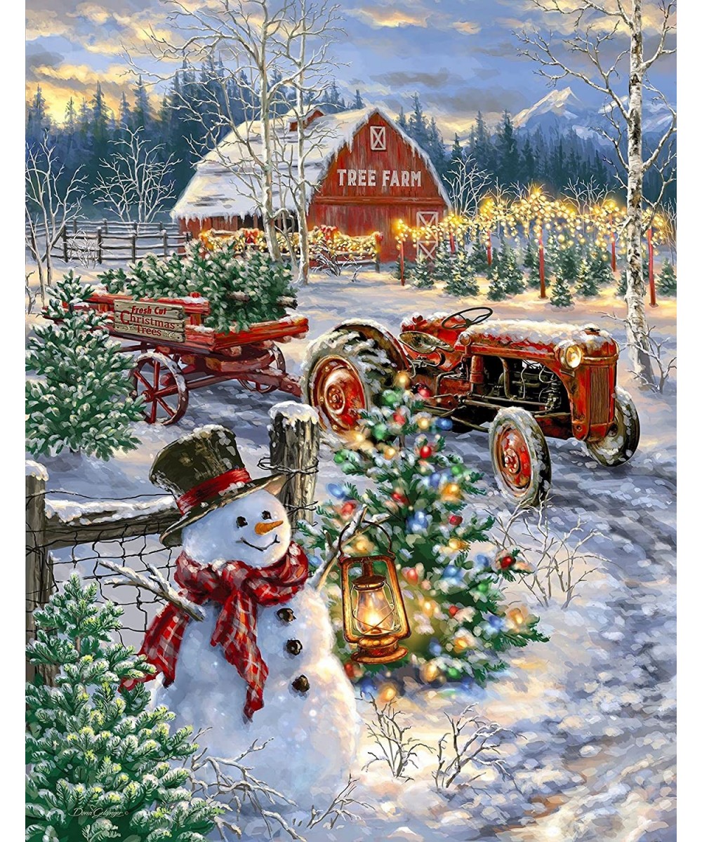 Springbok's 1000 Piece Jigsaw Puzzle Christmas Tree Farm - Made in USA $34.34 Jigsaw Puzzles