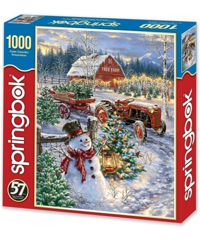 Springbok's 1000 Piece Jigsaw Puzzle Christmas Tree Farm - Made in USA $34.34 Jigsaw Puzzles