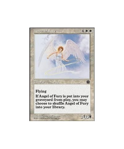 Angel of Fury - Portal Second Age $16.21 Card Games