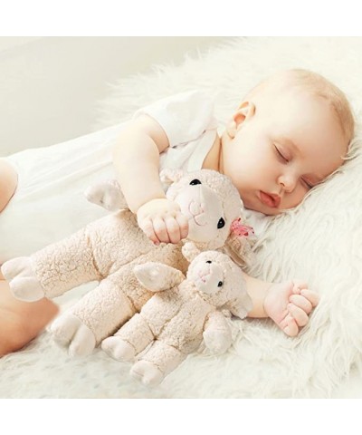 Lamb Stuffed Animal with Pink Bow Cuddly Lamb Plush Toy Lovely Fluffy Sutffed Sheep Great Gift for Kids Girls (16”) $22.38 St...