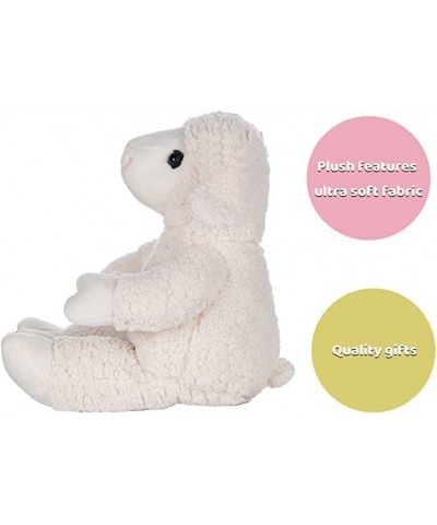 Lamb Stuffed Animal with Pink Bow Cuddly Lamb Plush Toy Lovely Fluffy Sutffed Sheep Great Gift for Kids Girls (16”) $22.38 St...