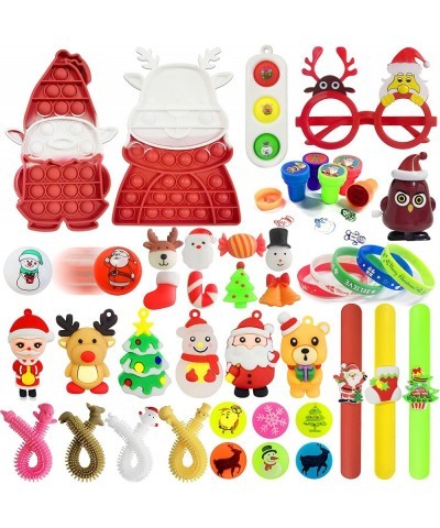 44 Pack Christmas Novelty Assortment Pop Dimple Toys Decorations Game Toys Packs for Kids Party Favors Christmas Goodie Bags ...