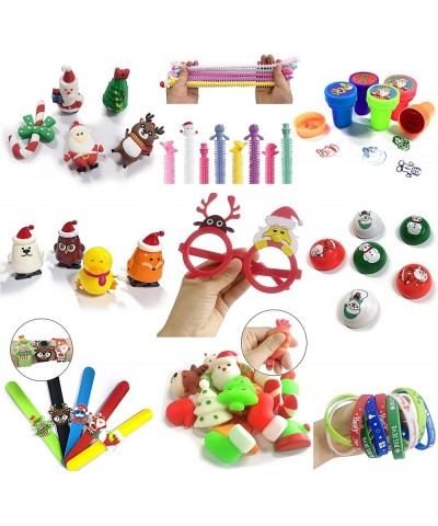 44 Pack Christmas Novelty Assortment Pop Dimple Toys Decorations Game Toys Packs for Kids Party Favors Christmas Goodie Bags ...