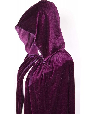 Kids Hooded Velvet Cloak Halloween Christmas Cosplay Fancy Cape $25.65 Kids' Costumes