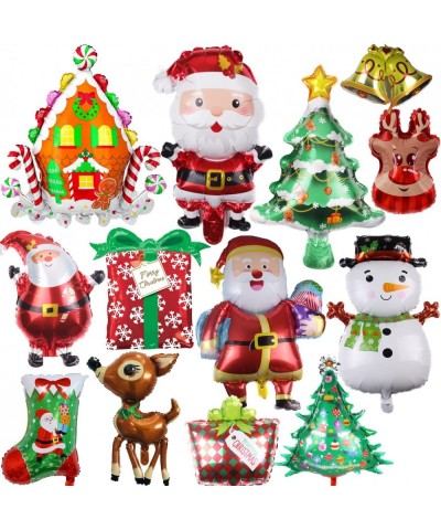 Christmas Balloons Santa Claus Reindeer Snowman Helium Balloon for Xmas Christmas Party Decoration Supplies $23.81 Kids' Part...