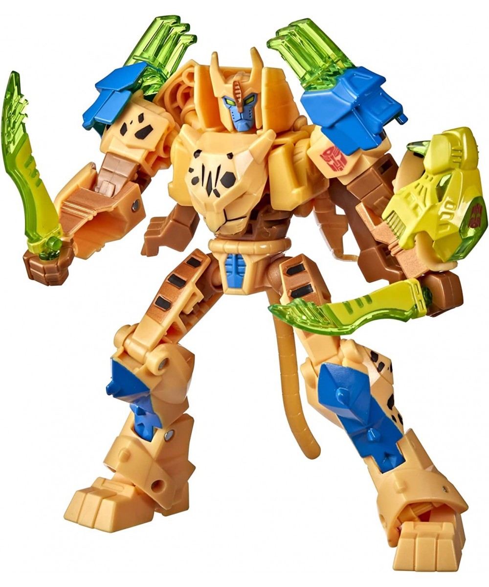 Bumblebee Cyberverse Adventures Toys Deluxe Class Cheetor Action Figure Saber Strike Action Attack 5-inch $49.00 Action Figures