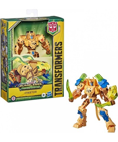 Bumblebee Cyberverse Adventures Toys Deluxe Class Cheetor Action Figure Saber Strike Action Attack 5-inch $49.00 Action Figures