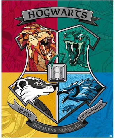 1000 Piece Jigsaw Puzzle Harry Potter Puzzle with House Crests $28.13 Jigsaw Puzzles