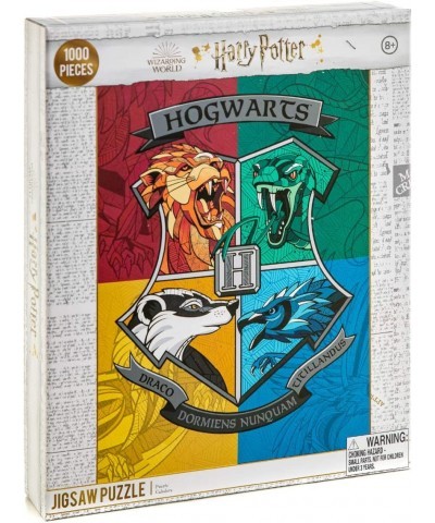 1000 Piece Jigsaw Puzzle Harry Potter Puzzle with House Crests $28.13 Jigsaw Puzzles